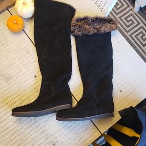 Sam Edelman over the knee leather boots